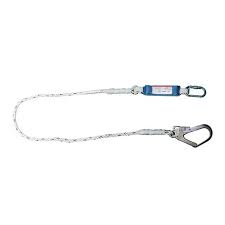 3M Single Rope - Protecta First 1390370 Single Leg Shock Absorbing Rope Lanyard