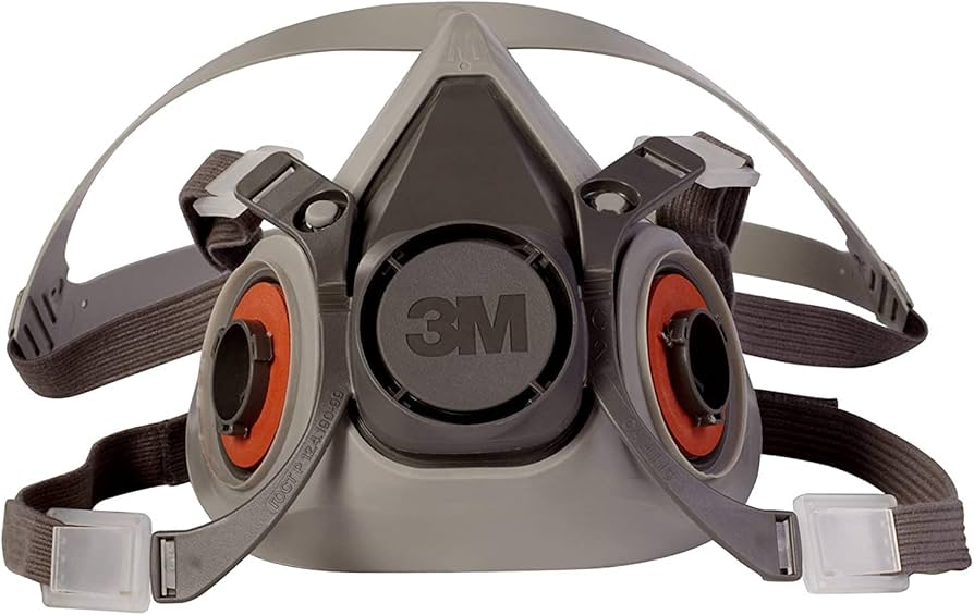 3M Half Facepiece Reusable Respirator 6200 (Double Cartridge)
