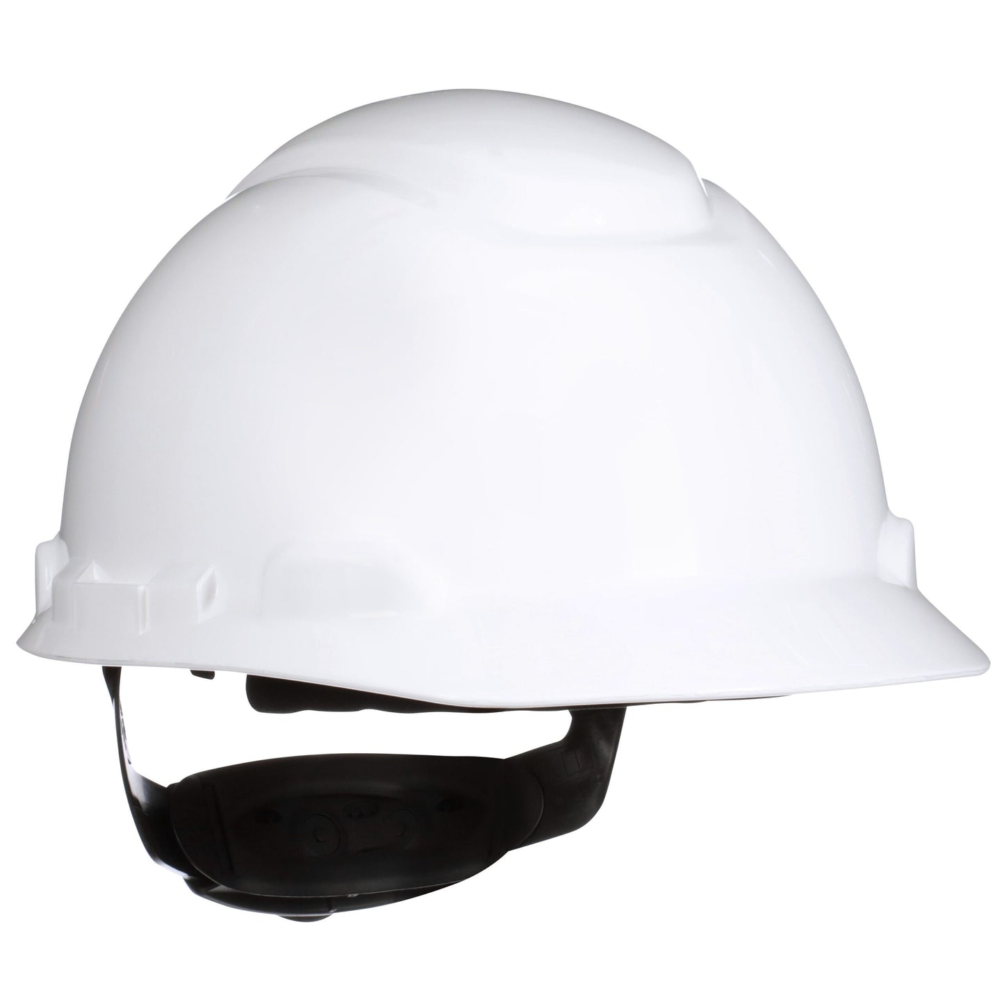 3M Secure Fit H-700 Hard Hats Non-Vented,Hard Hat H701SFR-UV, White, 4-Point Pressure Diffusion Ratchet Suspension,  with UVicator