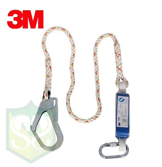 3M Single Rope - Protecta First 1390370 Single Leg Shock Absorbing Rope Lanyard