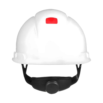 3M Secure Fit H-700 Hard Hats Non-Vented,Hard Hat H701SFR-UV, White, 4-Point Pressure Diffusion Ratchet Suspension,  with UVicator