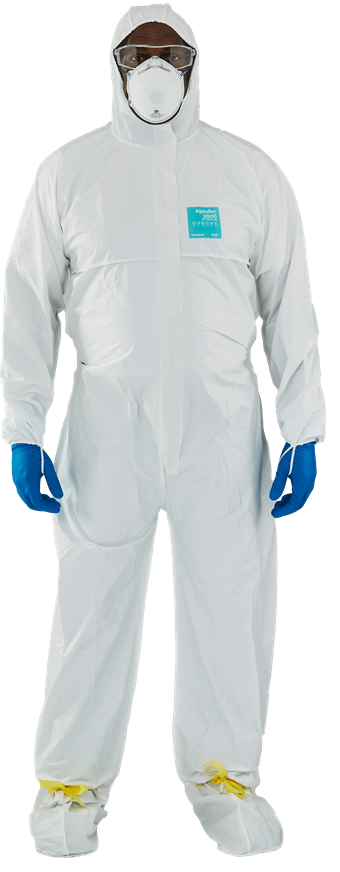 Ansell MICROGARD® 2000 AlphaTec@2000 STANDARD White Disposable Coverall