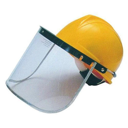 Helmet with Clear Visor Attached