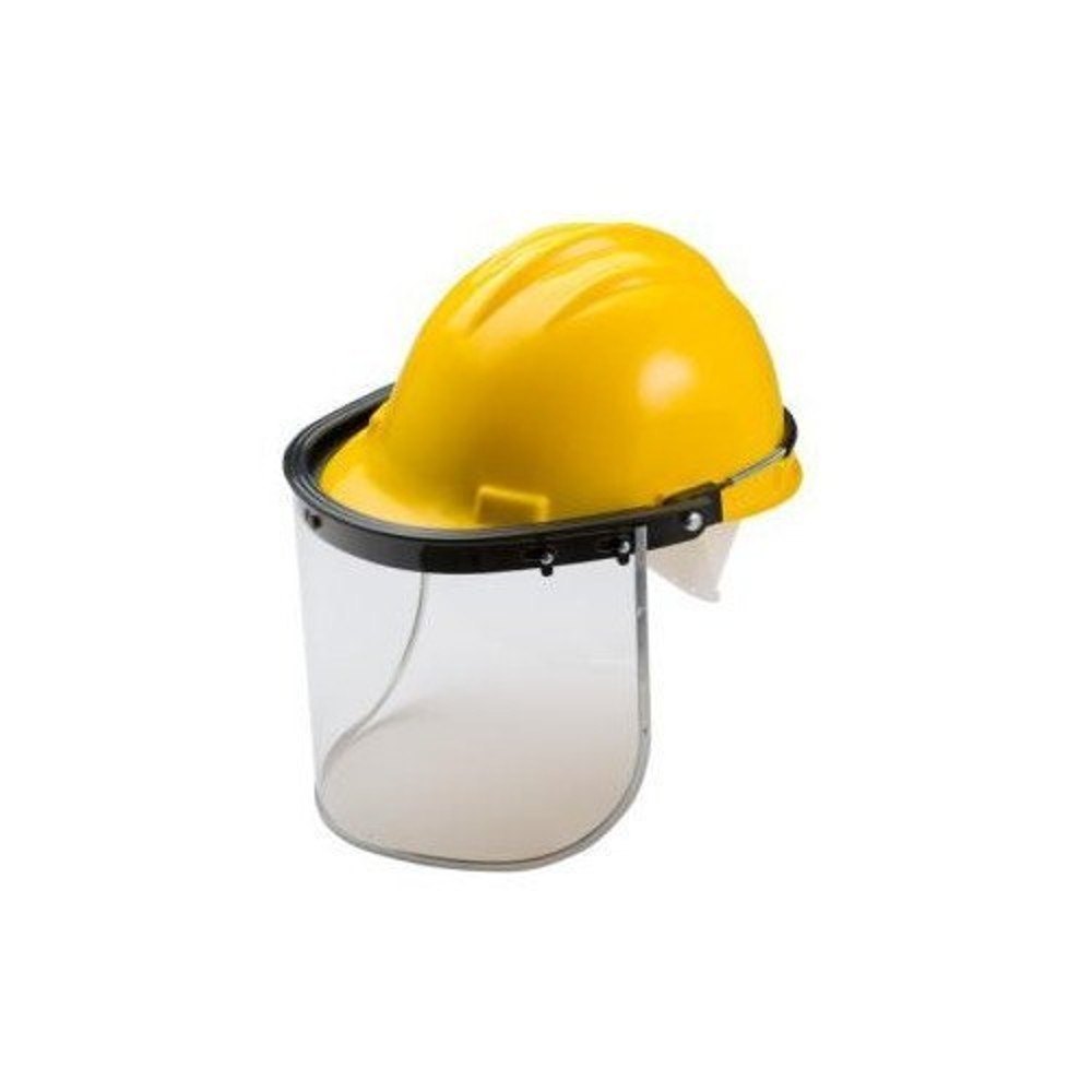 Helmet with Clear Visor Attached