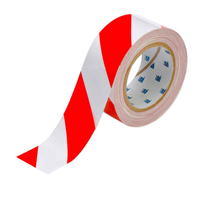 2" Red & White Lane Marking Tape