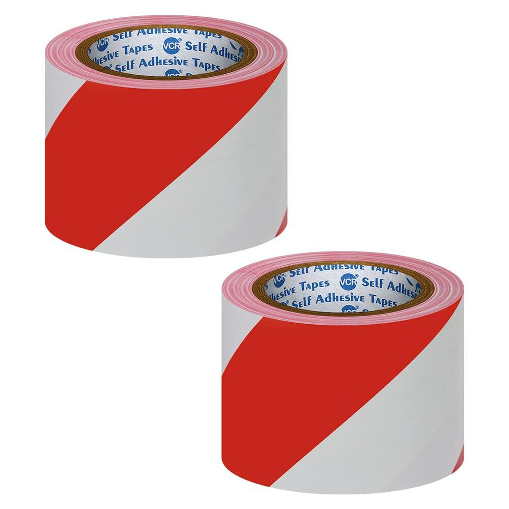2" Red & White Lane Marking Tape