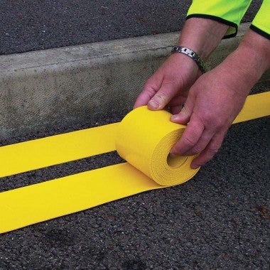 Yellow lane marking Tape - 4"