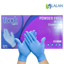 Nitrile Disposable Gloves - Lalan (100 Per Box)
