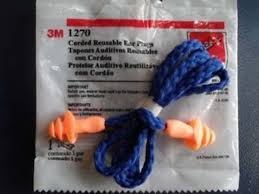 3M Reusable Ear Plugs Corded 1270
