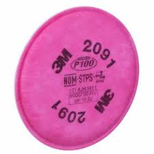3M Particulate Filter 2091/07000(AAD), P100