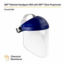 3M Ratchet Headgear H8A 82783 00000, with 3M Clear Polycarbonate Faceshield WP96, 5 ea/Case