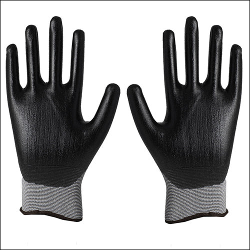 Mallcom P35NBA Polyester Knitted Seamless Nitrile Gloves