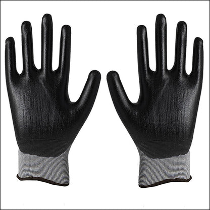 Mallcom P35NBA Polyester Knitted Seamless Nitrile Gloves