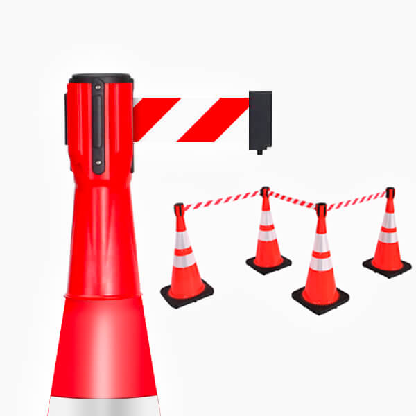 Cone Retractable Topper [Red Color]